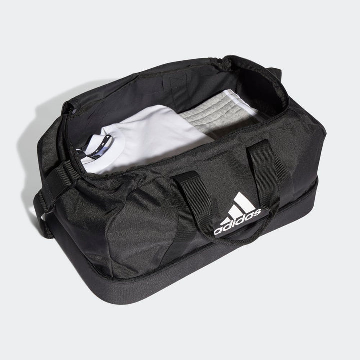 adidas TIRO PrimeGreen Duffel Bag Bottom Compartment  Small Black