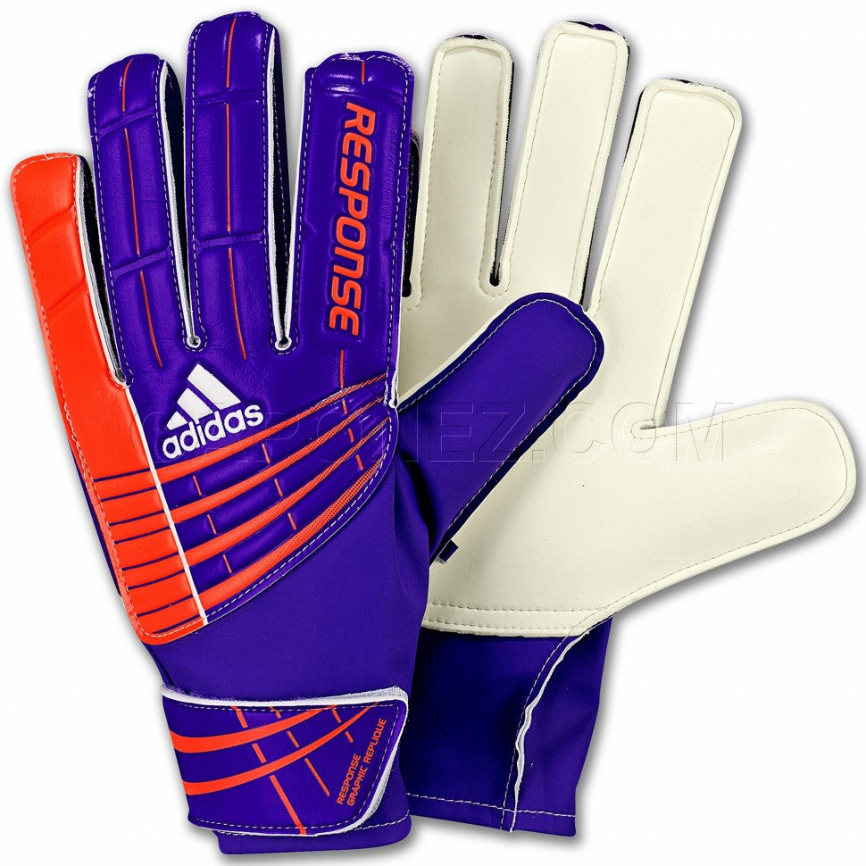 adidas Response Graphic Replique Goalkeeper Gloves Purple/Red
