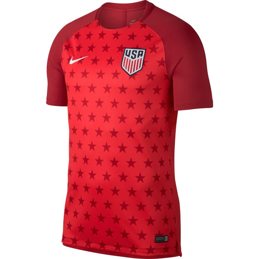 Nike Usa Dry Squad Top Red/White