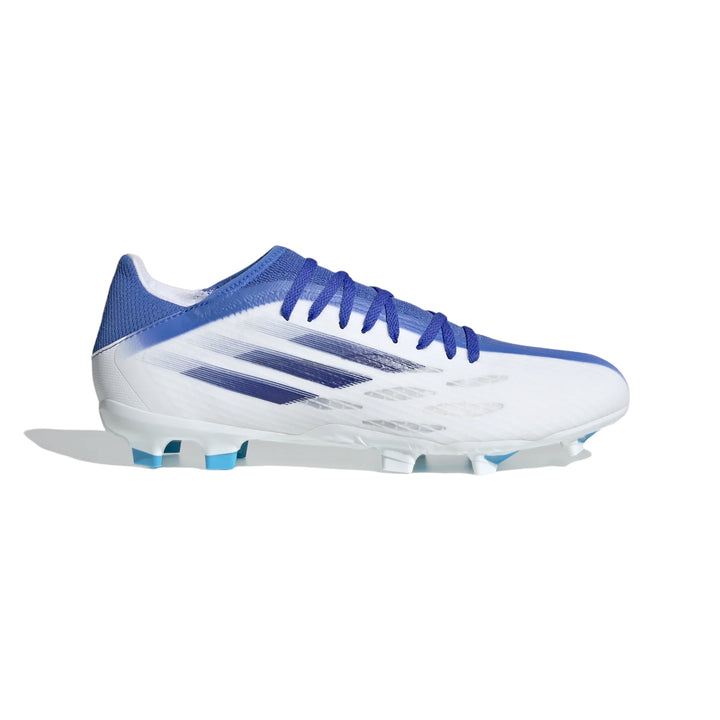 adidas X Speed Flow 3 FG Firm Ground Football Boots Cloud White / Legacy Indigo / Hi-Res Blue
