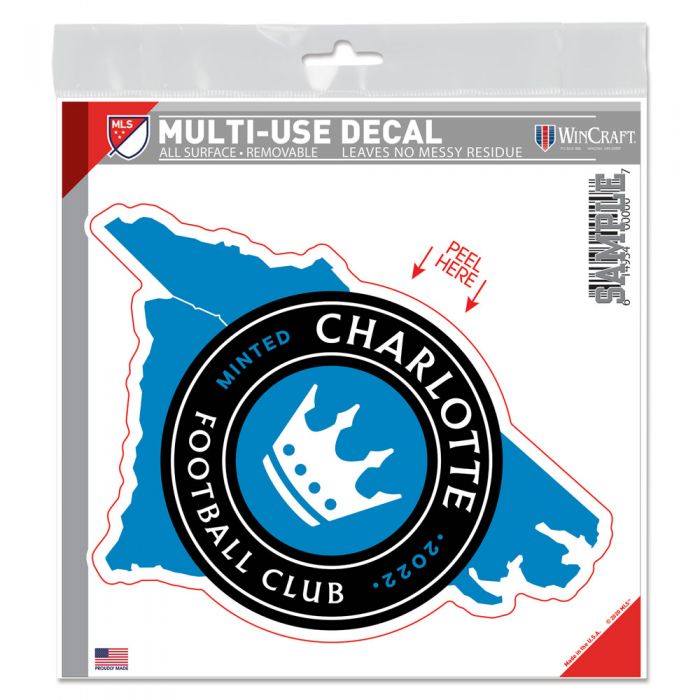 WinCraft Charlotte FC All Surface Decal 6"x6"