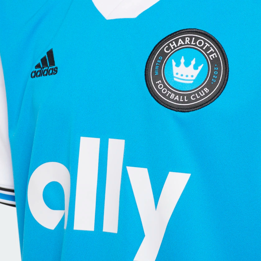 adidas Youth Charlotte FC Home Jersey 22/23