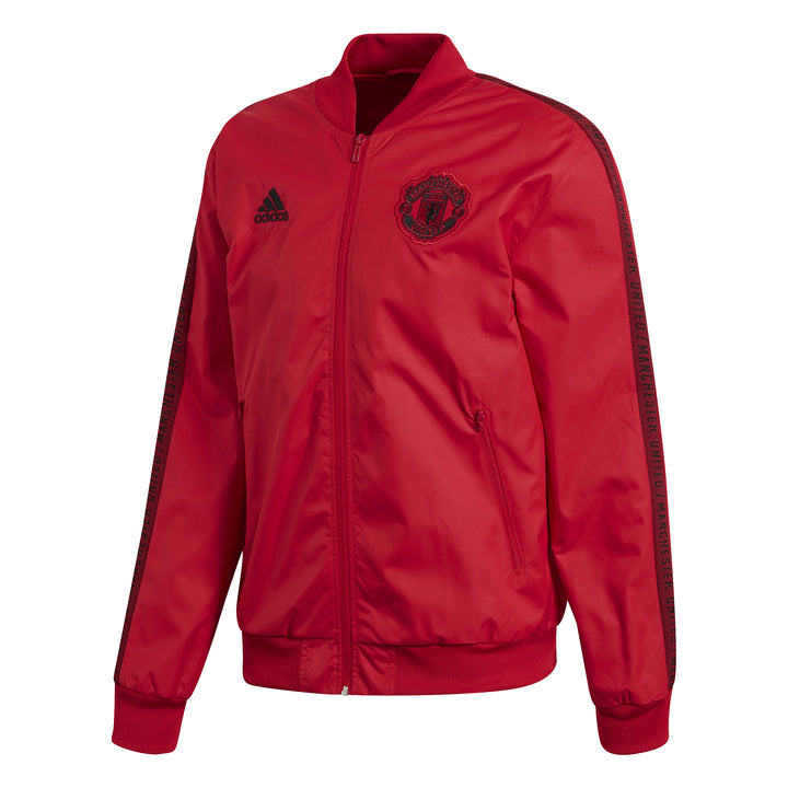 adidas Men's Manchester United Anthem Jacket Red