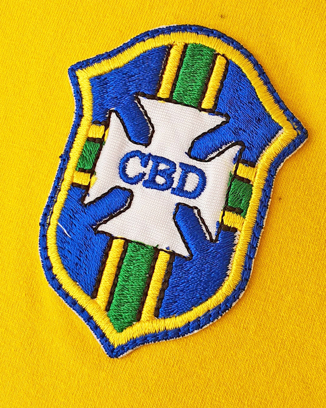 Retro Brazil Jersey WC 1970 Yellow